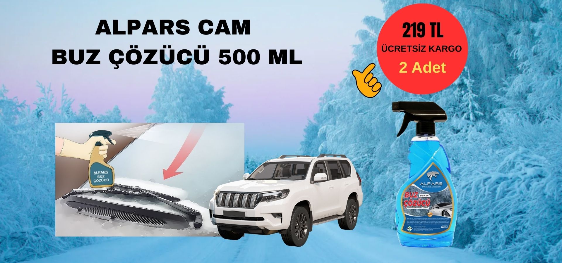 CAM buz çözücü 2 adet