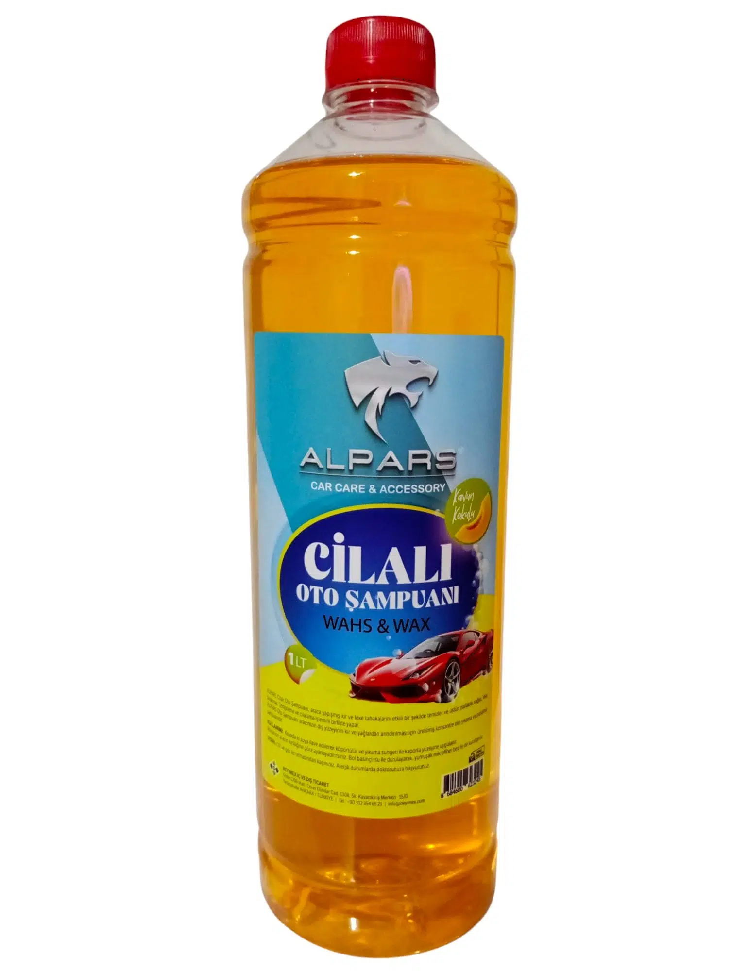 ALPARS Cilalı Oto Araba Şampuanı Kavun Kokulu 1000 ml